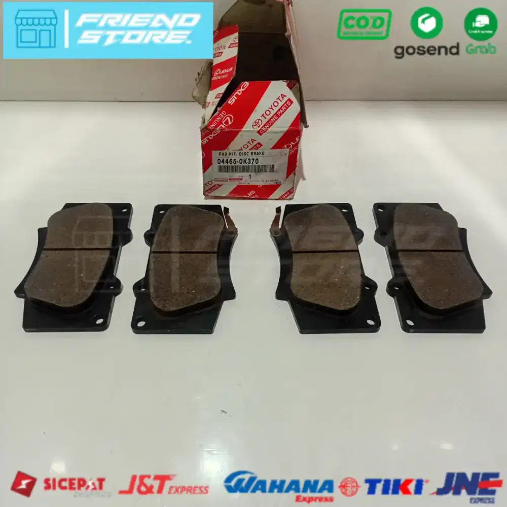 KAMPAS REM DEPAN FORTUNER / HILUX TOYOTA P4465-0K370 ORIGINAL (SECOND)