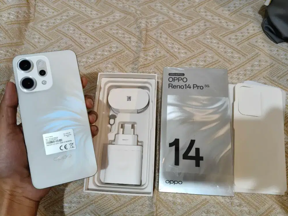 Oppo Reno 14 Pro ram 12/512 mulus fullset like new