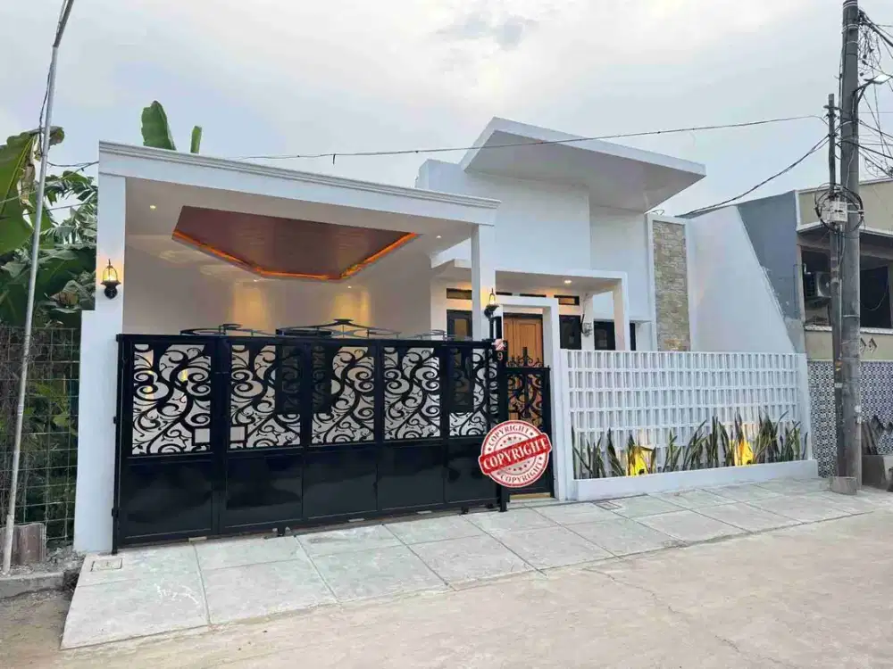 DIJUAL RUMAH BARU CANTIK GRAHA MELASTI DI TAMBUN SELATAN BEKASI - 3 KT