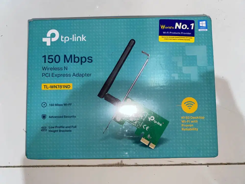Wireless N PCI Express Adapter TP Link TL-WN781ND 150Mbps TL WN781ND