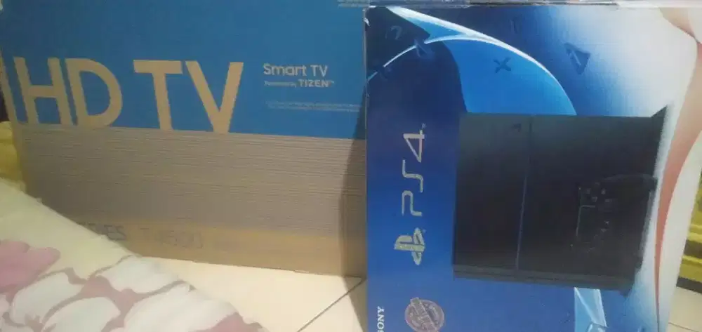 Tv LED Samsung smartTV 32 digital + PS4 fat hdd 1TB ORI fw12.50 Mulus