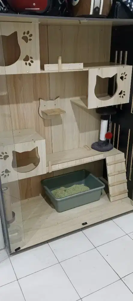 DIJUAL MURAH KANDANG KUCING BAGUS TERAWAT