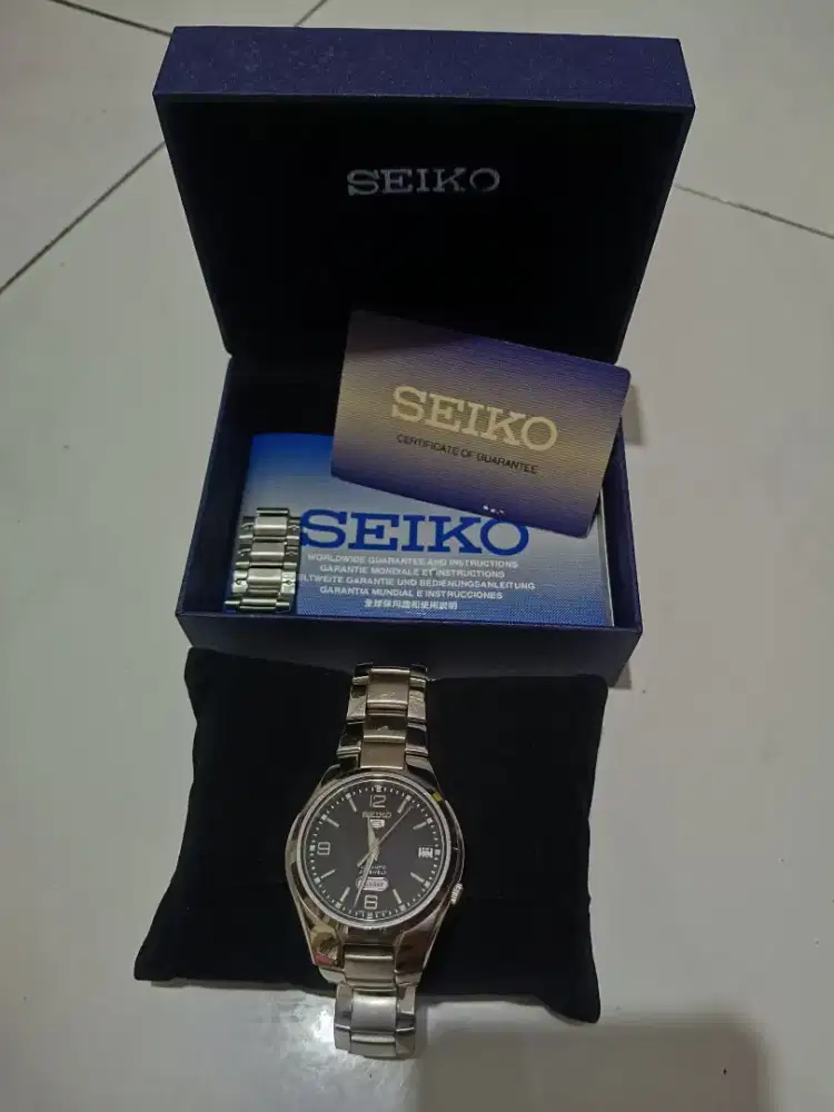 Jam Tangan Seiko 5 SNK623K1 Automatic Second Original Black Dial