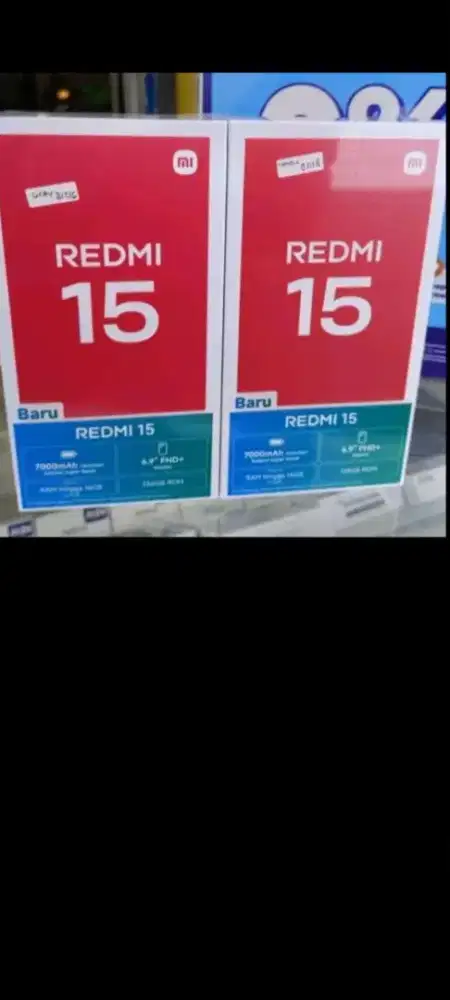 Xiaomi redmi 15 256gb ram 8gb dan8/128 garansi resmi