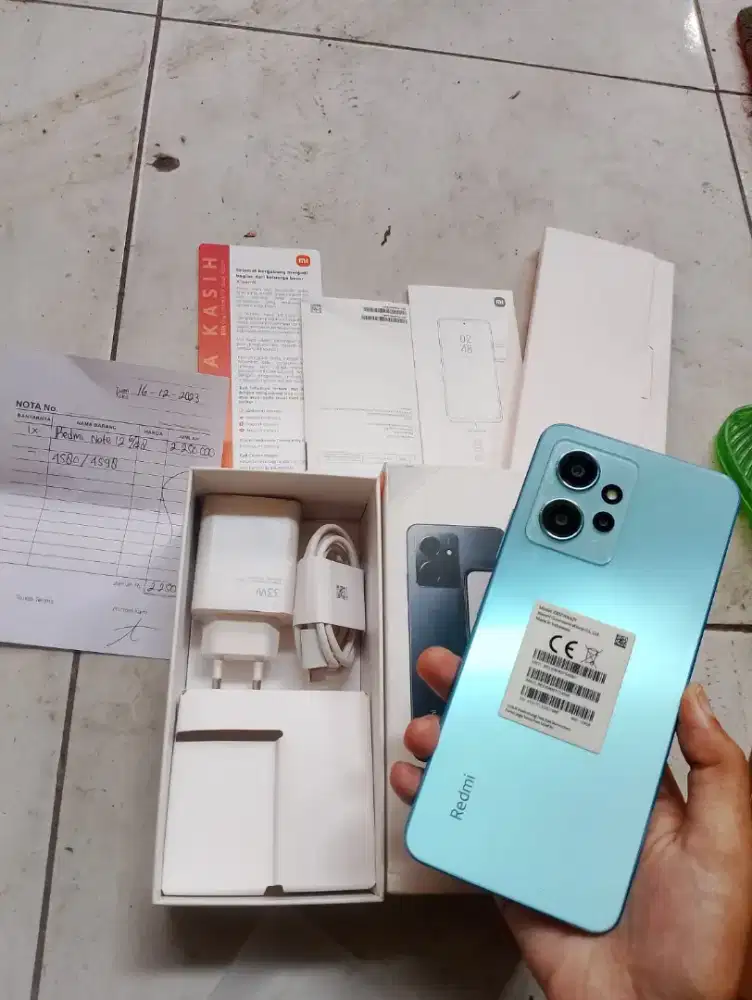 XIAOMI REDMI NOTE 12 NFC RAM 6+6/128