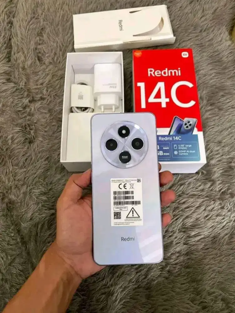 XIAOMI REDMI 14C NFC RAM 6+6/128 MULUS FULLSET ORI