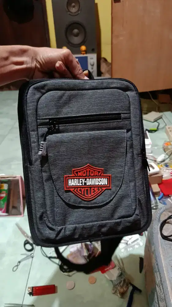 tas slempang harley davidson