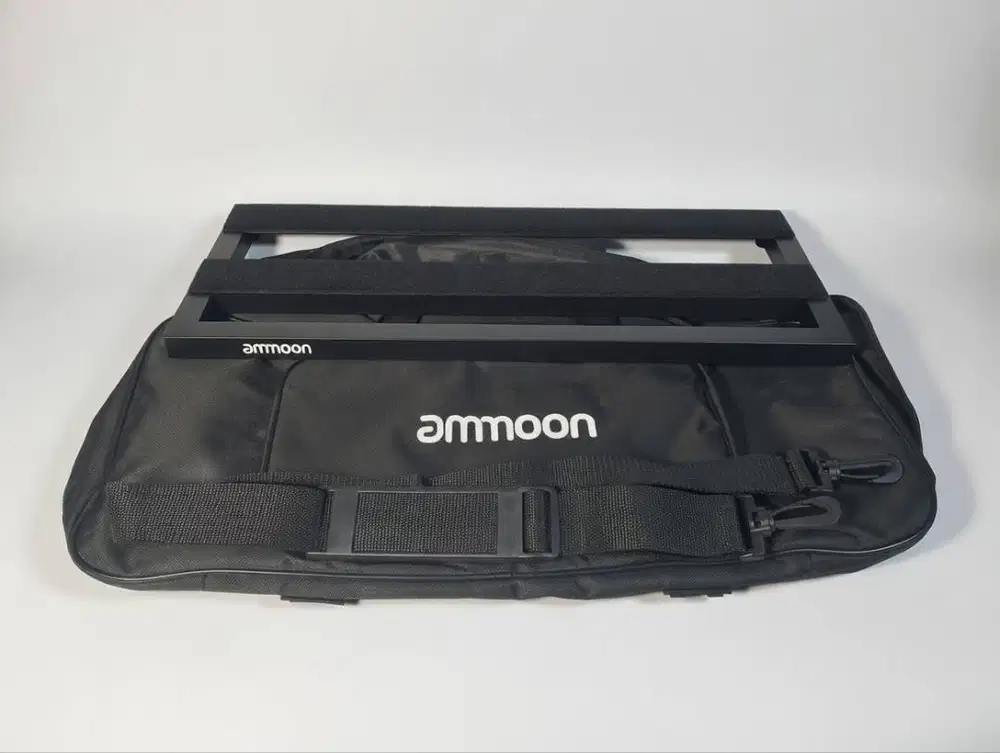 Pedalboard Aluminium Ammoon DB-2 Efek Gitar Bass Stompbox Gigbag Tas