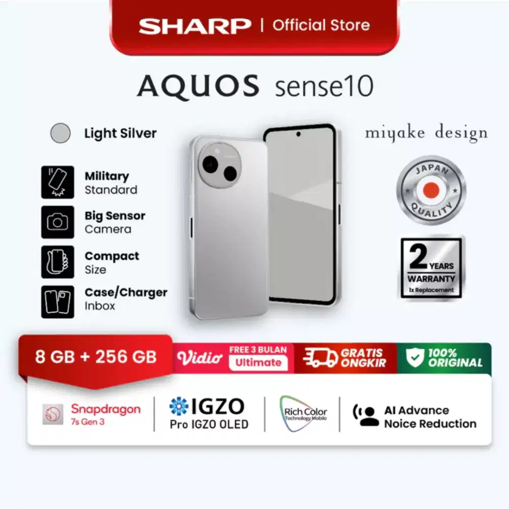 Aqous Sense 10 Produk Asli Jepang