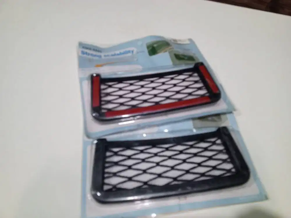 Aksesoris Mobil Kantong Wadah Jaring Aksesoris Mobil 19x8 cm 2 Pcs