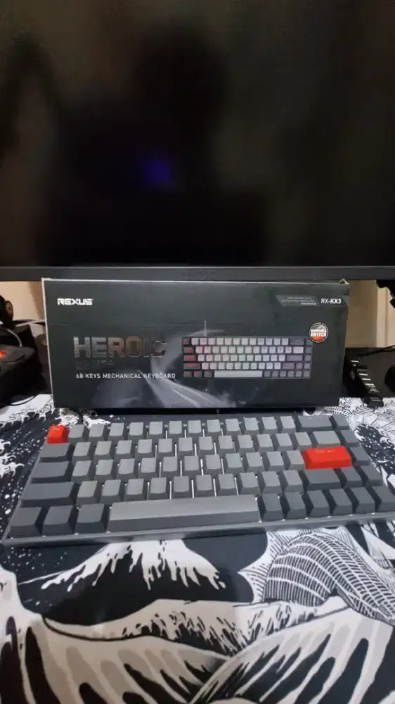 Keyboard Rexus Heroic KX3 Keyboard Gaming Mechanical 65%