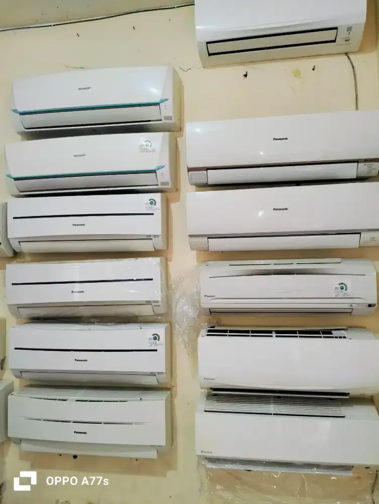 ready AC split mulai dari 1/2 pk sampai 2pk , mulus ori  dan dingin