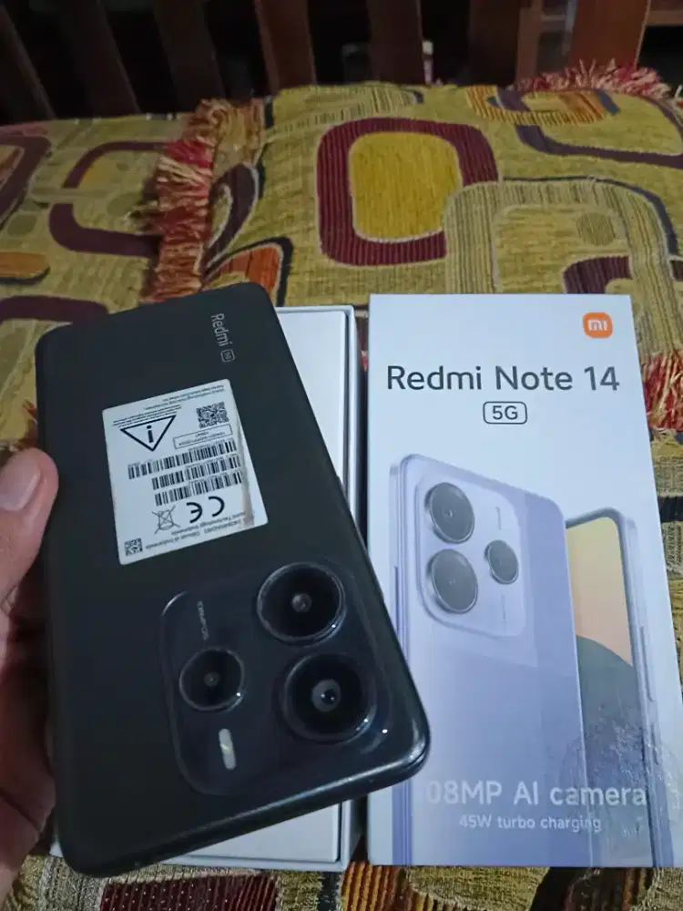 Redmi Note 14 5G 8/256gb istimewa seperti baru fullset original