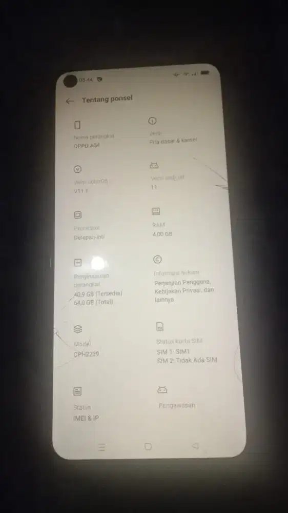 Oppo a54 4/64 batang