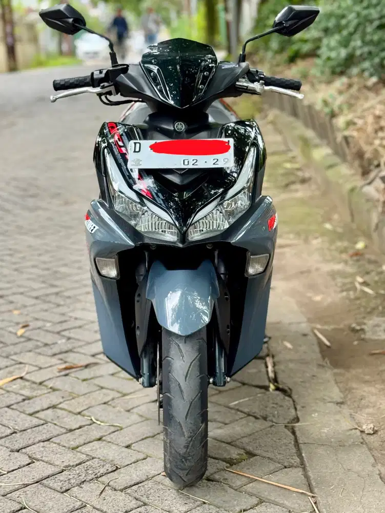 NEW AEROX 2024 BLACK GREY LENGKAP