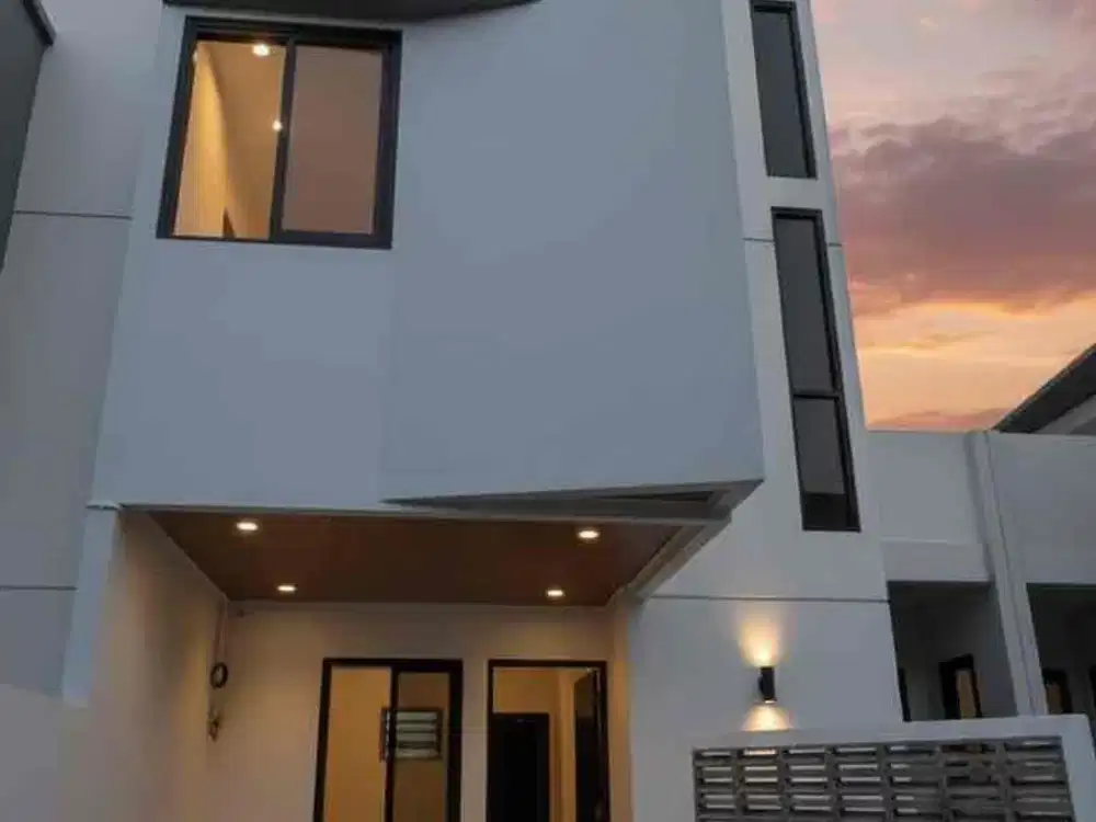 RUMAH BRAND NEW DESAIN CANTIK SMARTLOCK ADA ROOFTOP DI CONDET