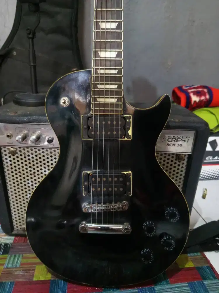 Gitar elektrik les paul + ampli