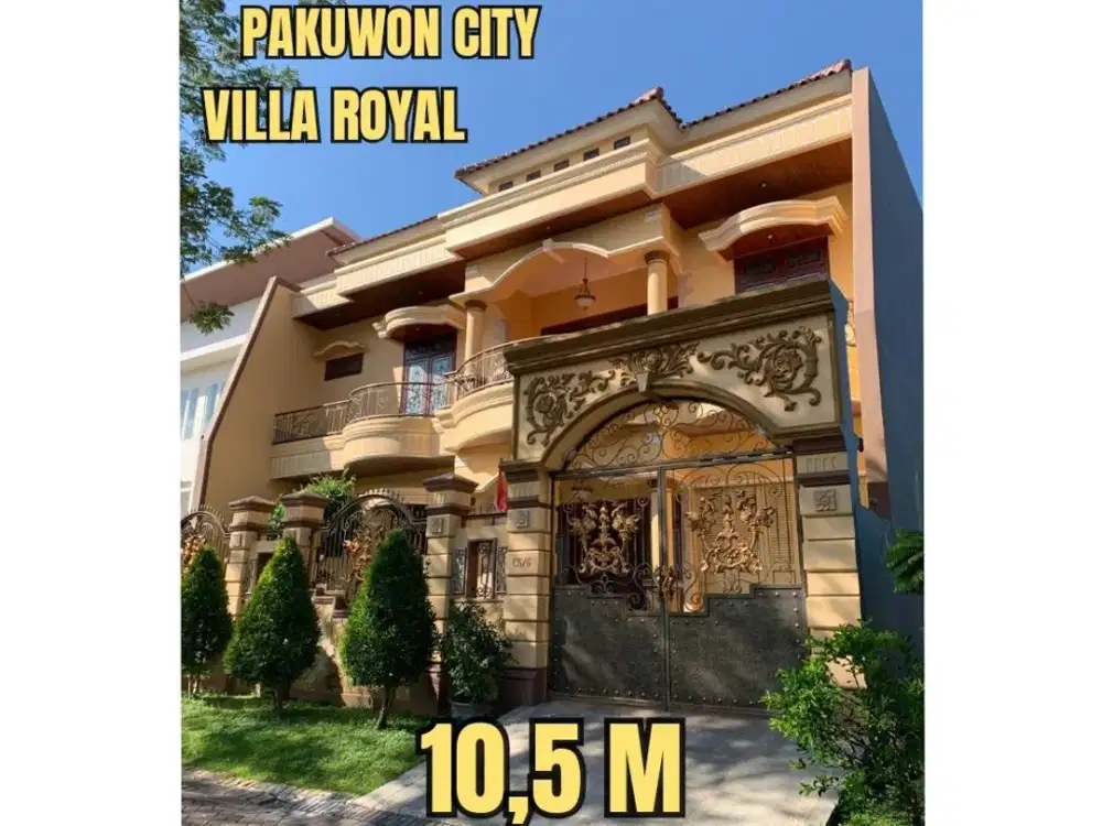 RUMAH MEWAH MEDITERANIAN di PAKUWON CITY VILLA ROYAL. SANGAT TERAWAT SIAP HUNI. DEKAT ITS, MALL, PAPAYA, MERR, Dsb