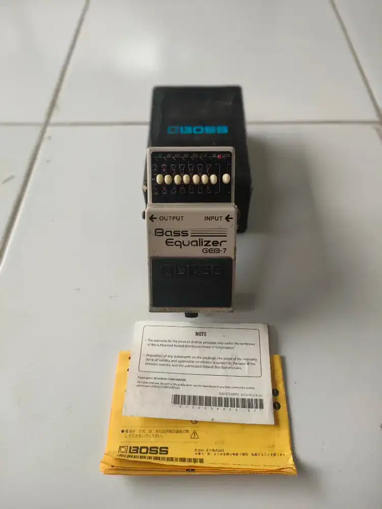 Boss GEB 7 Bass Equalizer