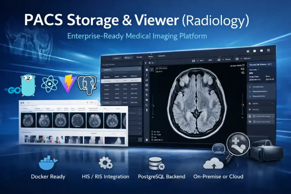 Jasa Intalasi PACS Server (Golang) + OHIF Viewer