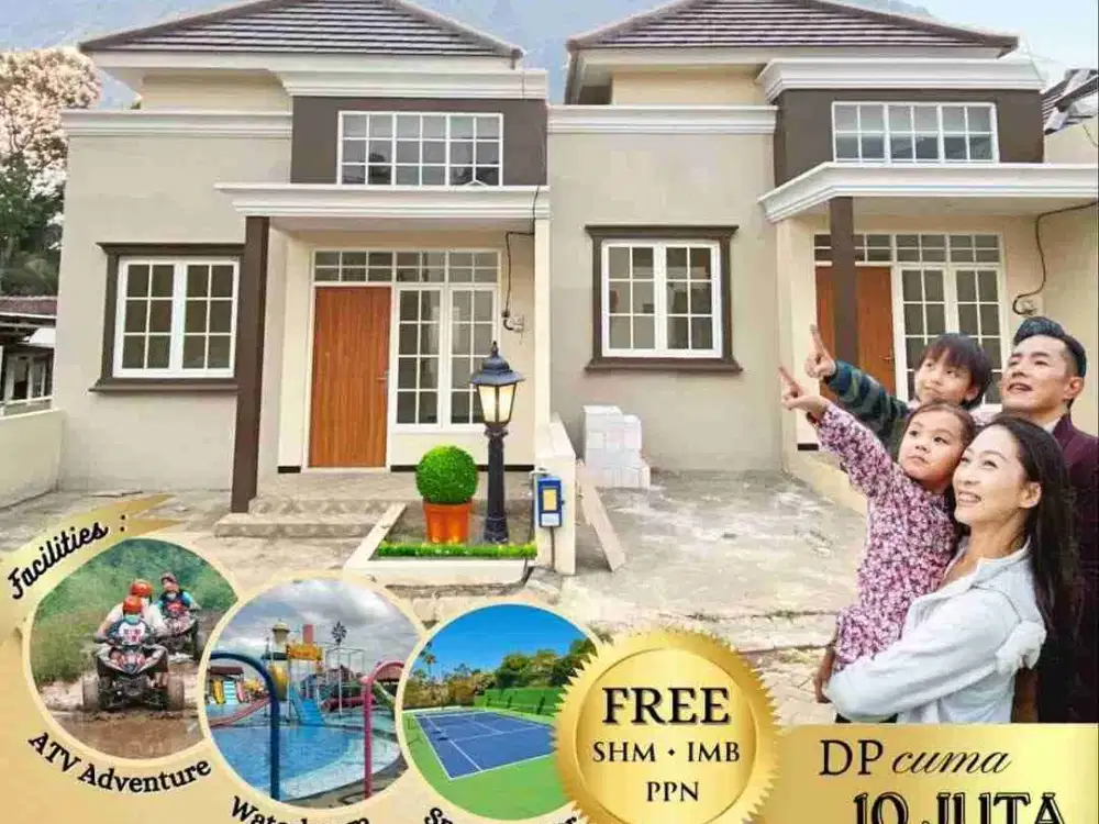 Rumah Siap Huni di Kota Malang – Fasilitas Sport Center dan Waterboom