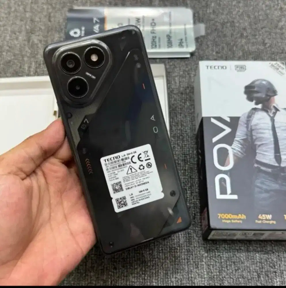 Tecno pova 7 16/128gb fulset garansi
