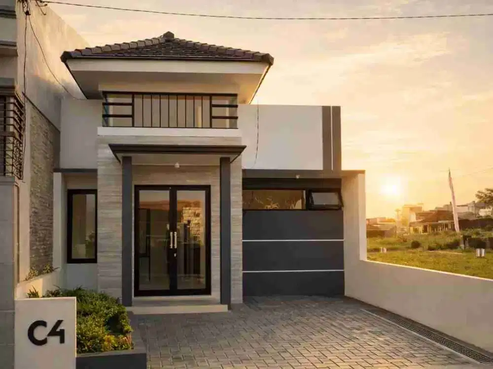 Rumah Modern Minimalis Dekat mall dieng dan kampus