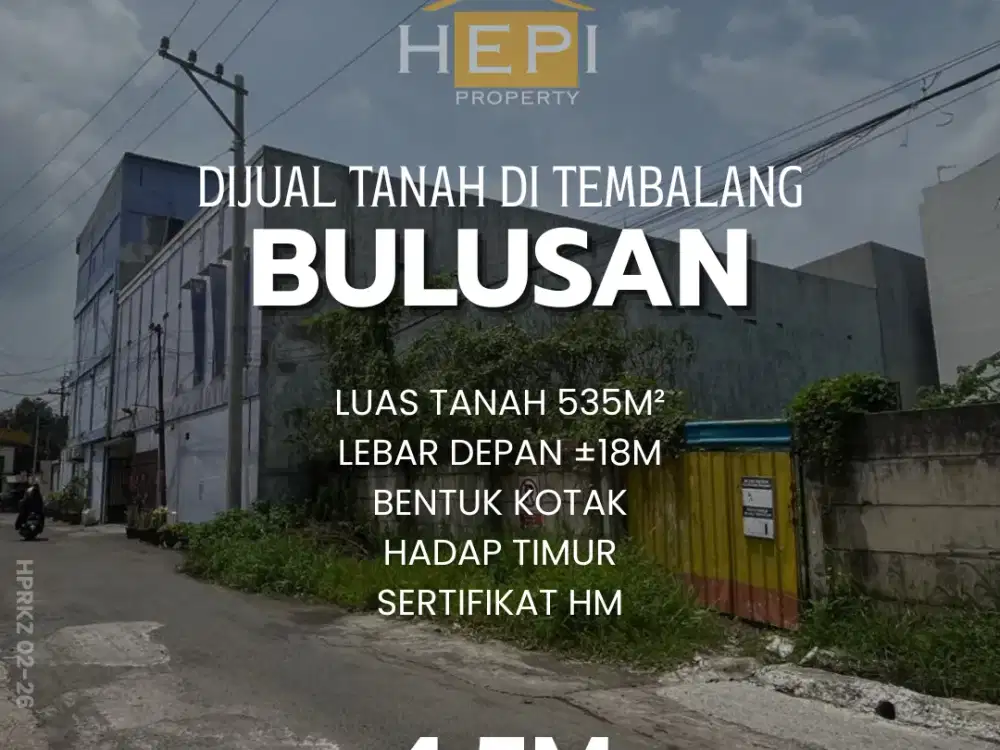 Jual Kavling di Bulusan Tembalang Semarang