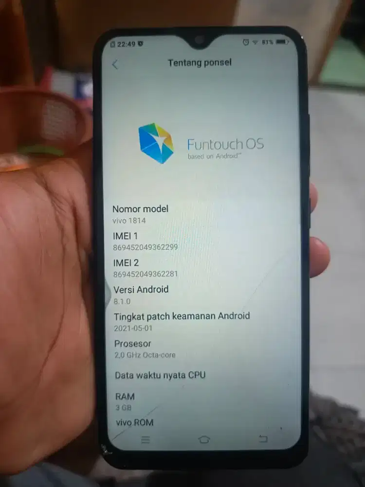 VIVO Y93 3/32 Hp saja