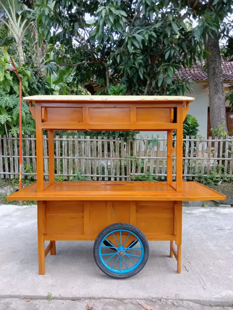 Jual Gerobak Angkringan,Bakso,Mie Ayam,Bubur,Roti BakardlL.