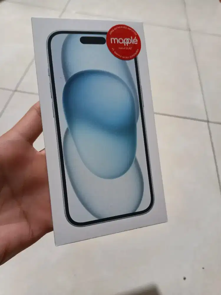 IPHONE 15 128GB BLUE BARU SEGEL