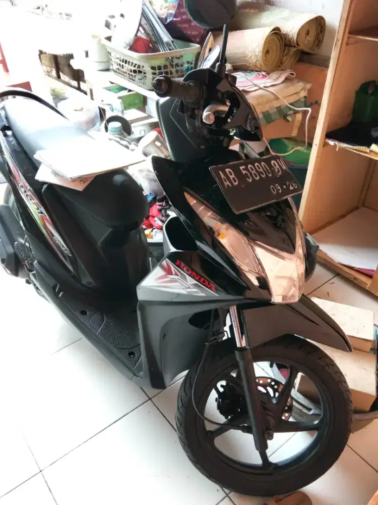 Beat esp stater halus THN 2016 plat AB Wonosari