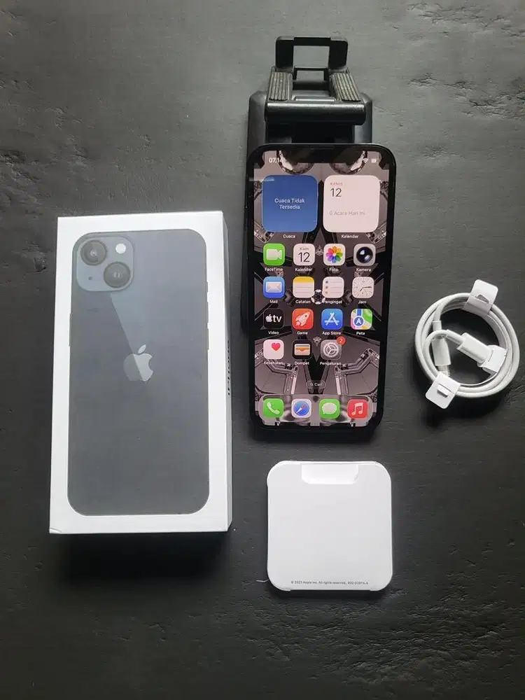 Iphone 13 128gb black inter fullset mulus all operator no minus