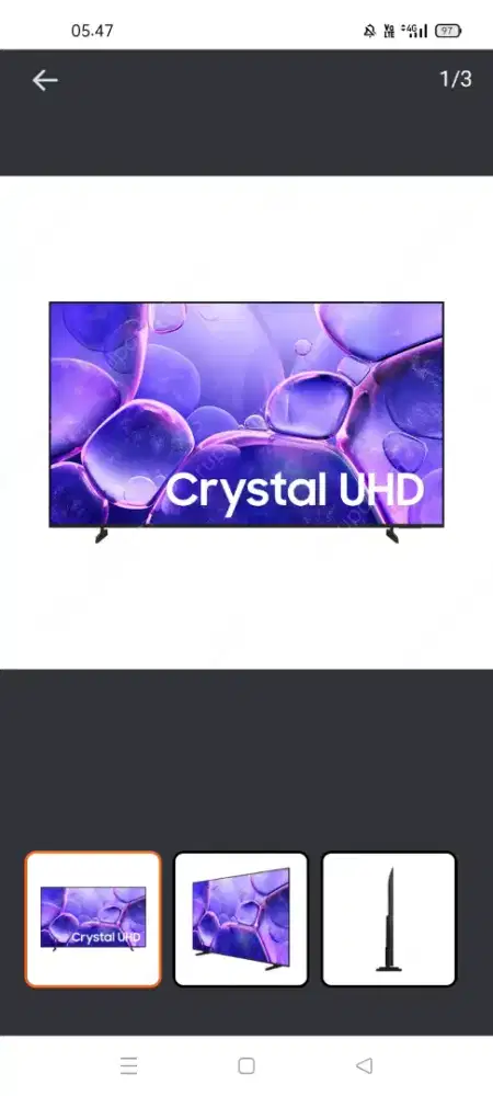 Samsung 85inci smart TV