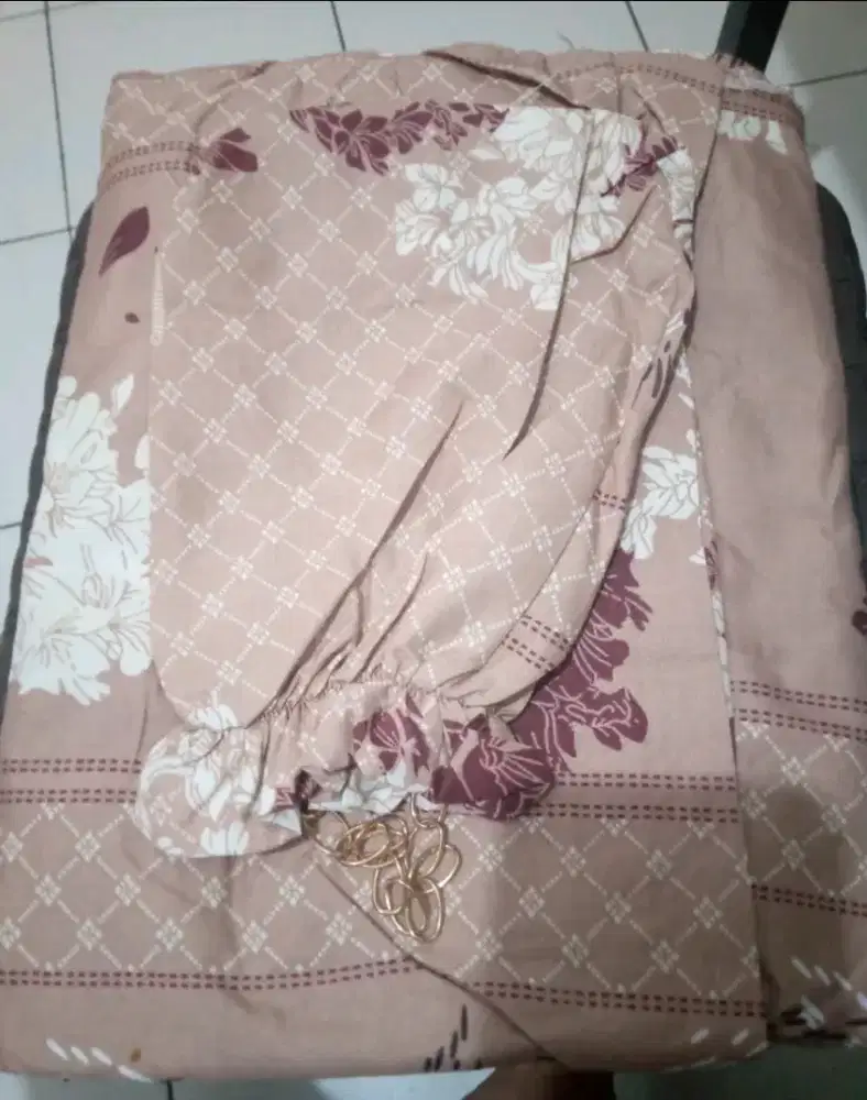 Mukena Resleting Travel Bekas Gratis