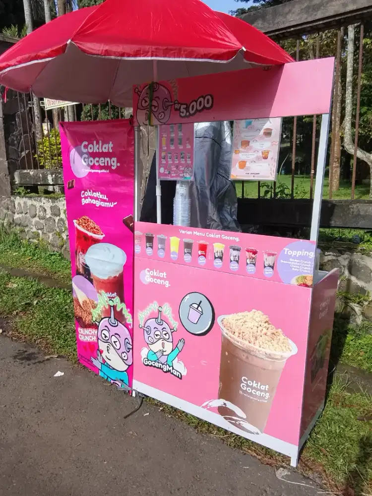 STAND LENGKAP COKLAT GOCENG