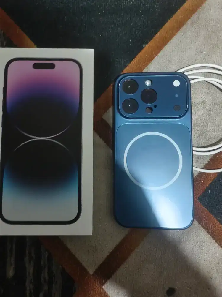 iPhone 14 Pro 128GB Deep Purple – Ex Inter Resmi, Fullset, No Minus