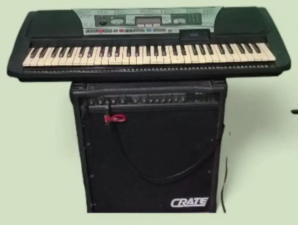 Amply dan keyboard jual sepaket