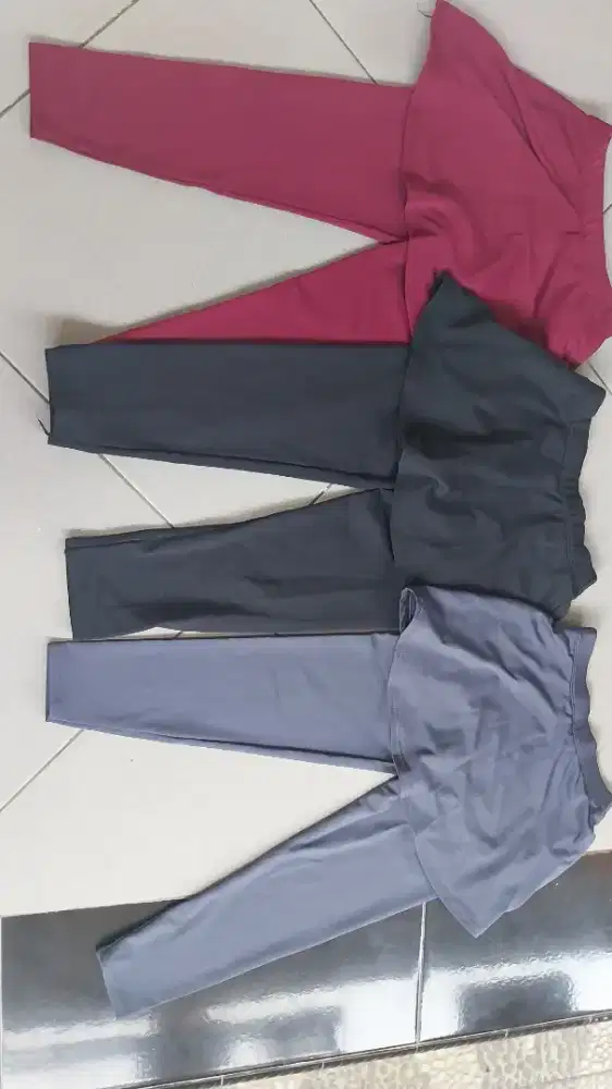 Celana legging anak 3 pieces usia 3 tahun