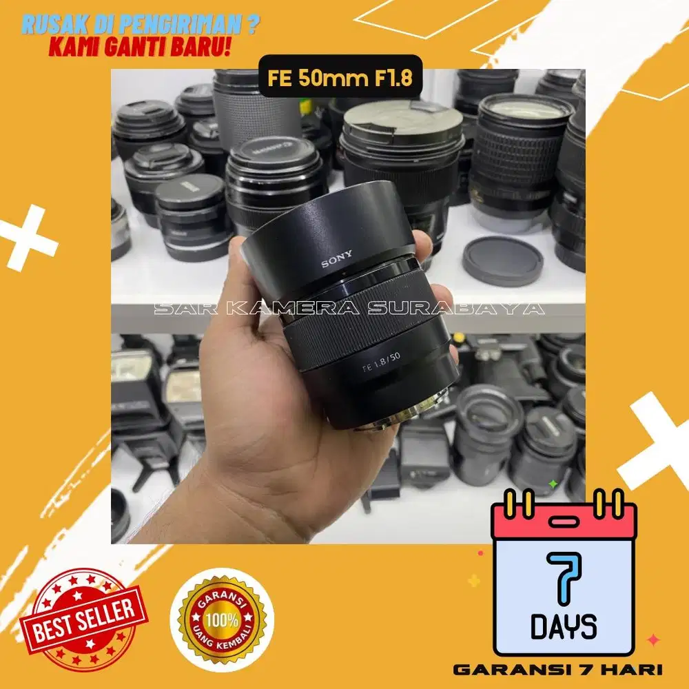 Lensa fix prime FE 50mm f1.8 sony