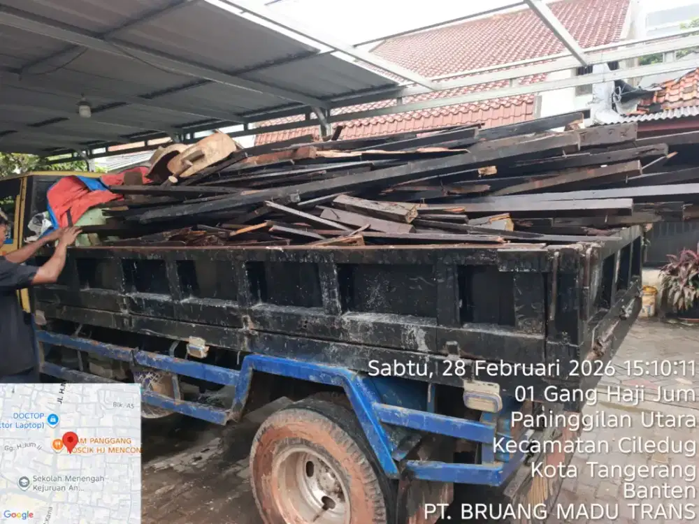 Jasa buang puing dan angkut sampah