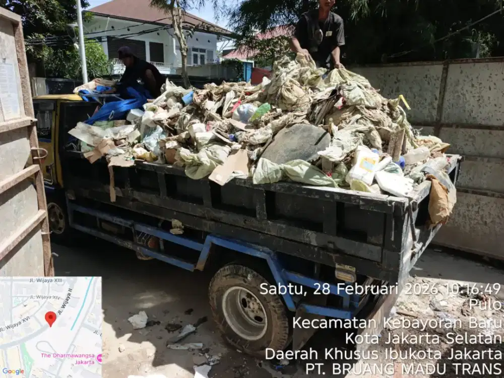 Jasa angkut puing bangunan