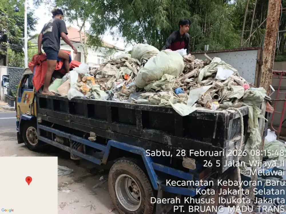 Jasa angkut puing dan buang sampah