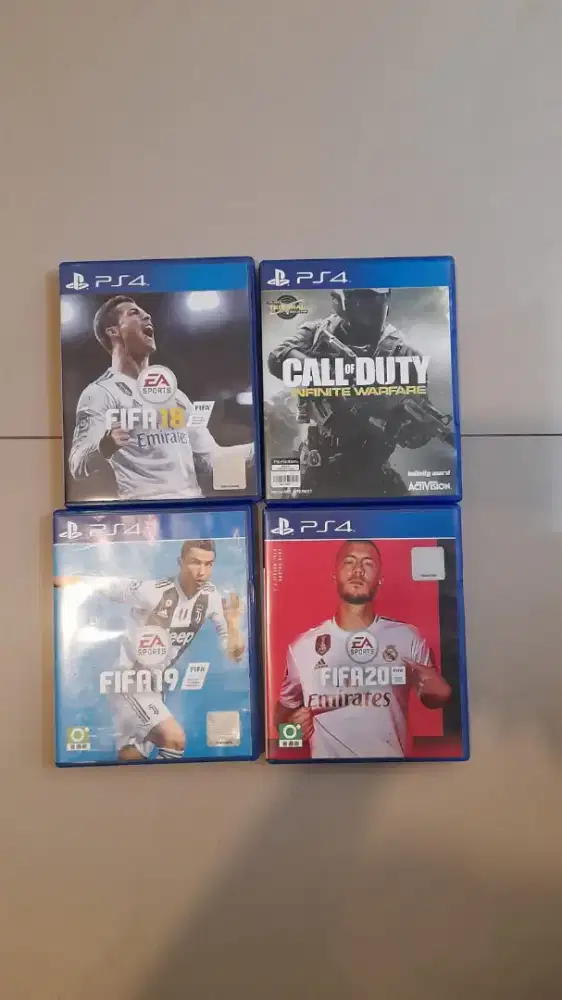 kaset BD ps4. (ada 4pcs) take all 450 nego