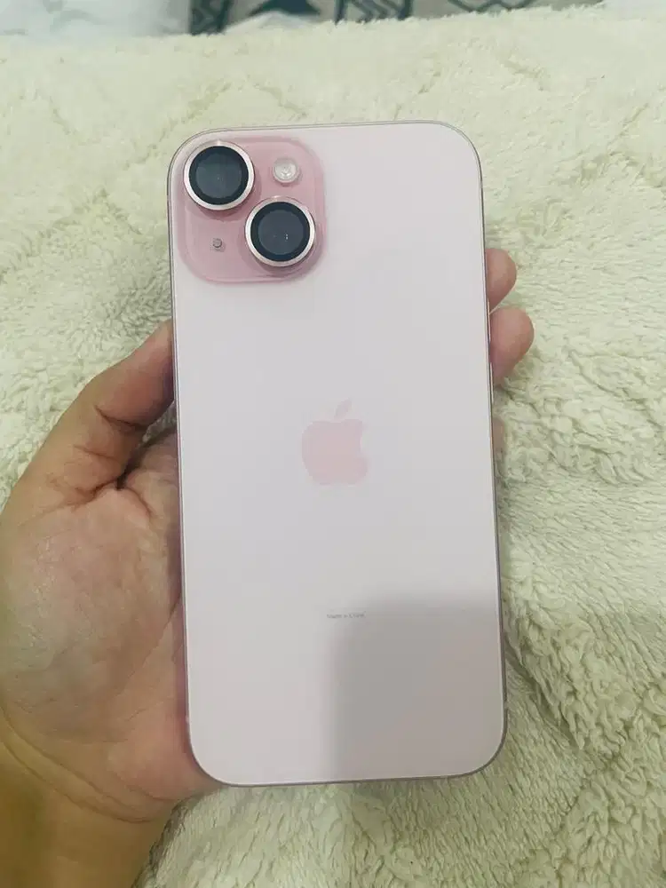 JUAL RUGI IPHONE 15 PINK 256 IBOX