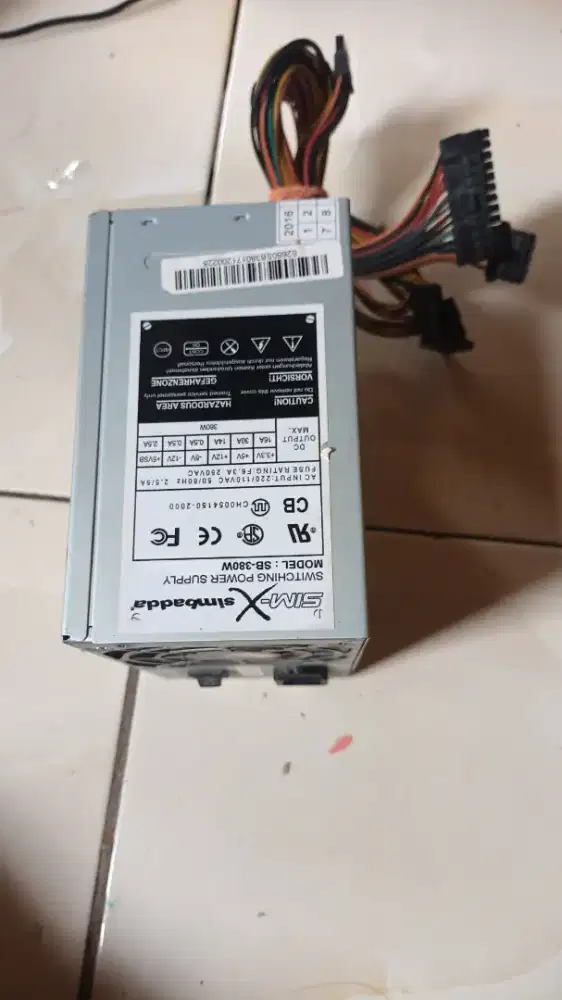 Power supply cpu pc komputer simbadda normal tested
