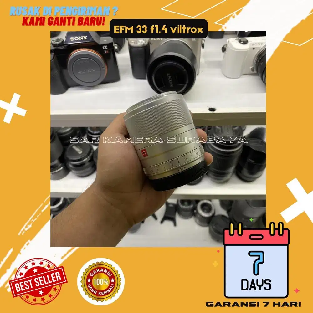 Lensa EFM viltrox 33mm f1.4 STM canon