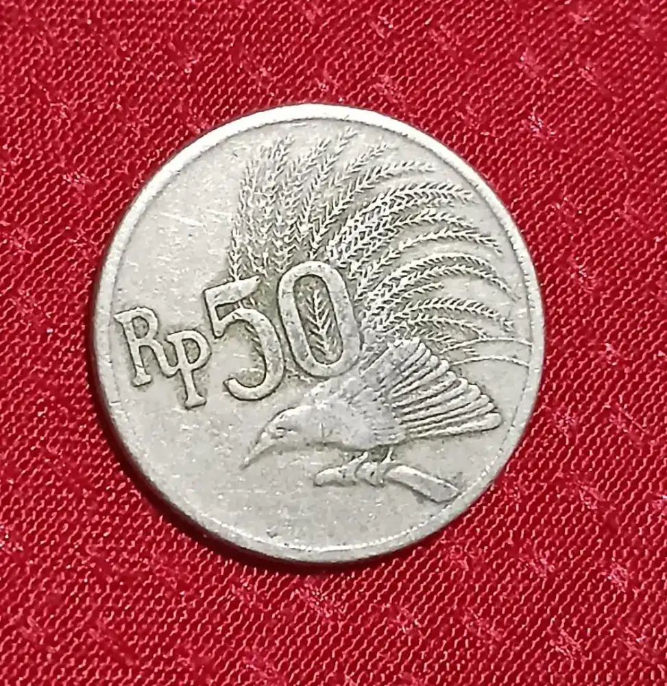 Koin Rp.50 tahun 1971 Langka