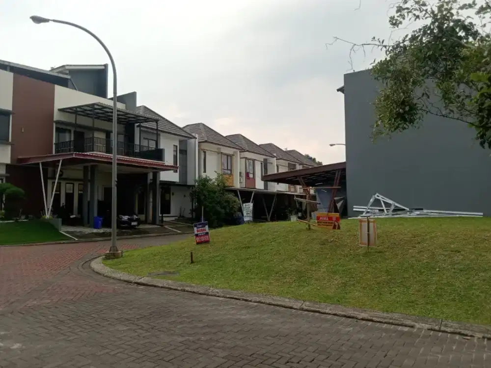 kavling hoek kireina park bsd city