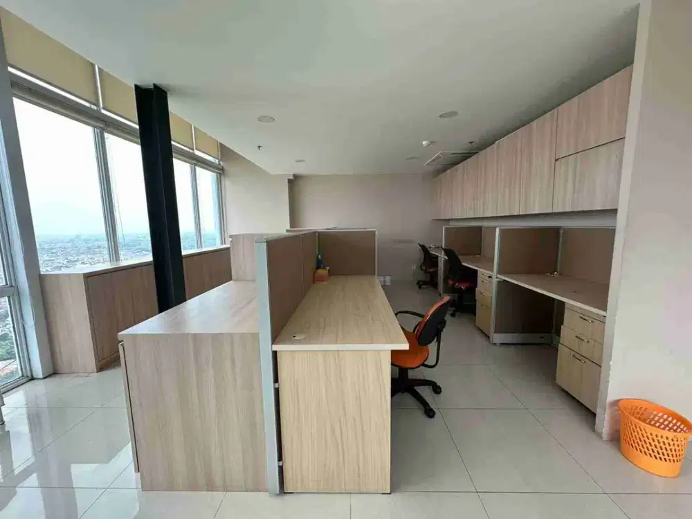 Disewa Murah Bizloft U Residence Lippo Karawaci Unit Gandeng Luas 128 M2 Furnished Eks Kantor